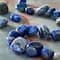 12 Pack: Blue Dyed Lapis Potato Beads by Bead Landing™